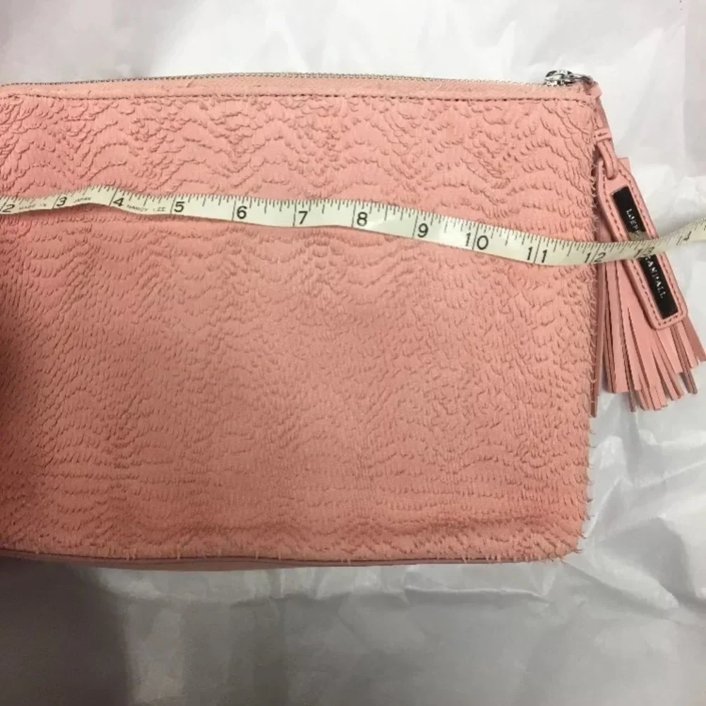 LOEFFLER RANDALL PINK CLUTCH NEW